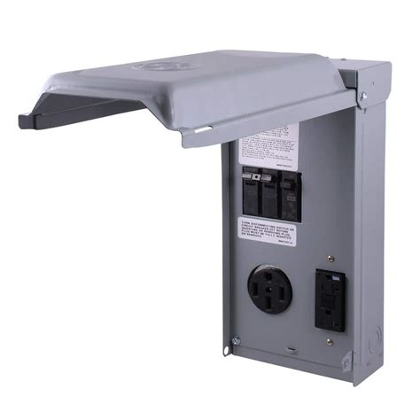 rv electrical outlet box|50 amp rv receptacle box.